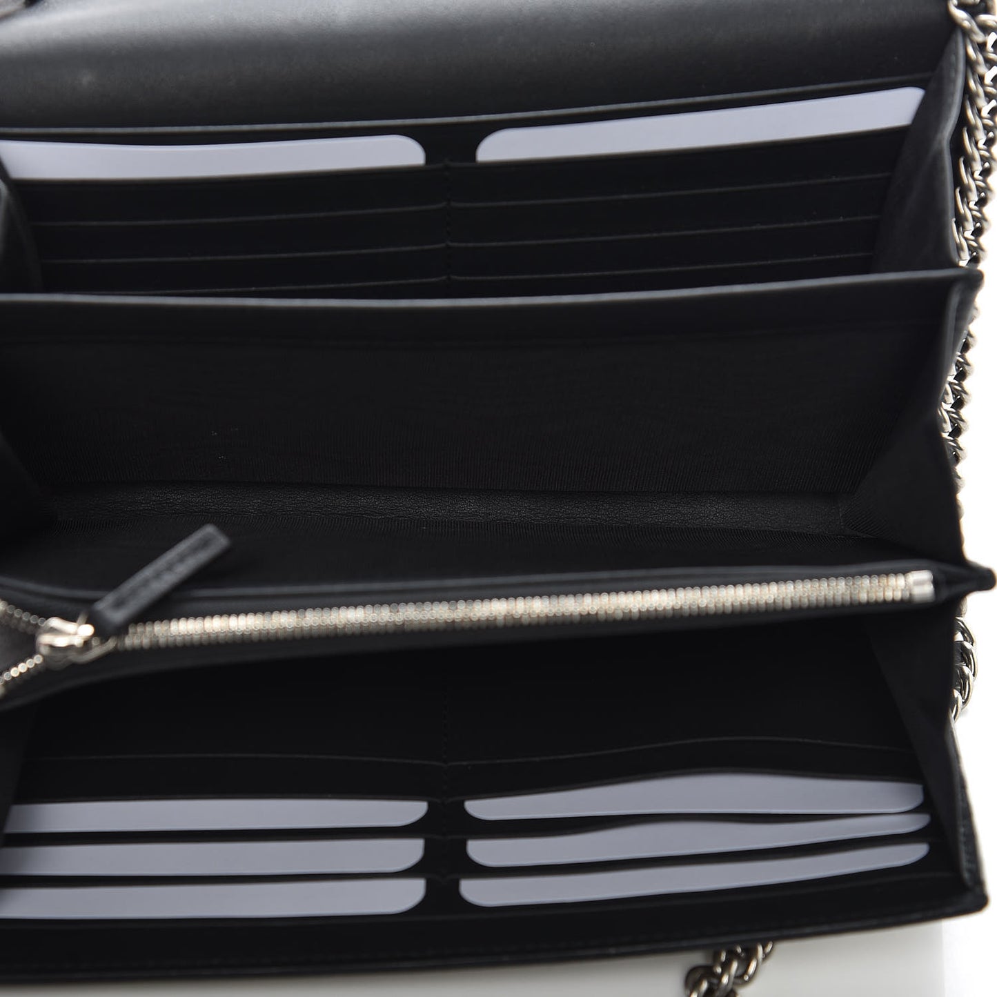 GG Supreme Monogram Mini Dionysus Chain Wallet Beige Black