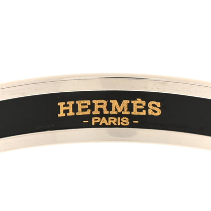 Hermes Enamel Printed Le Jardin De La Maharani Narrow Bracelet 65 Rose Candeur 4 of 6