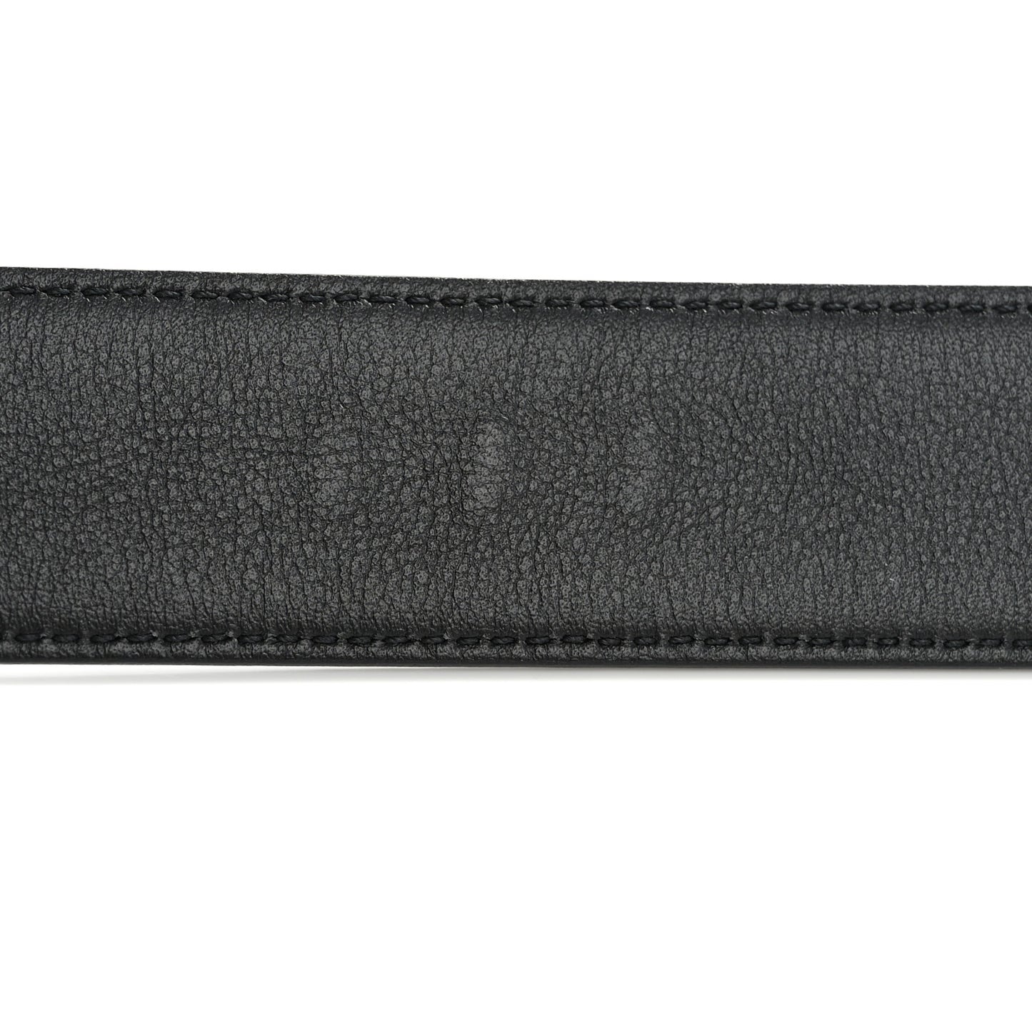 Smooth Calfskin Monogram Square Buckle Belt 80 Black