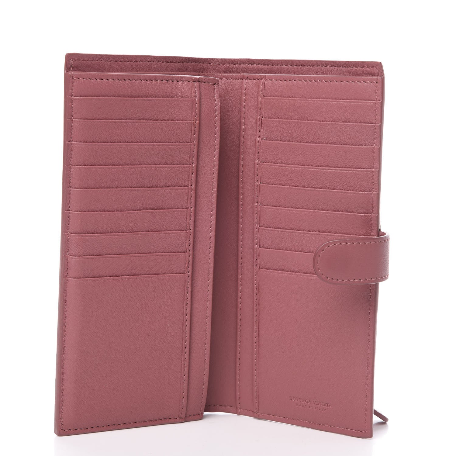 Bottega Veneta Nappa Intrecciato Continental Wallet Rose Pink 5 of 9