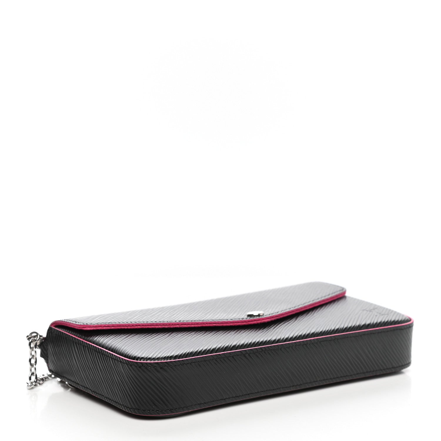 Louis Vuitton Epi Pochette Felicie Black Hot Pink 4 of 12