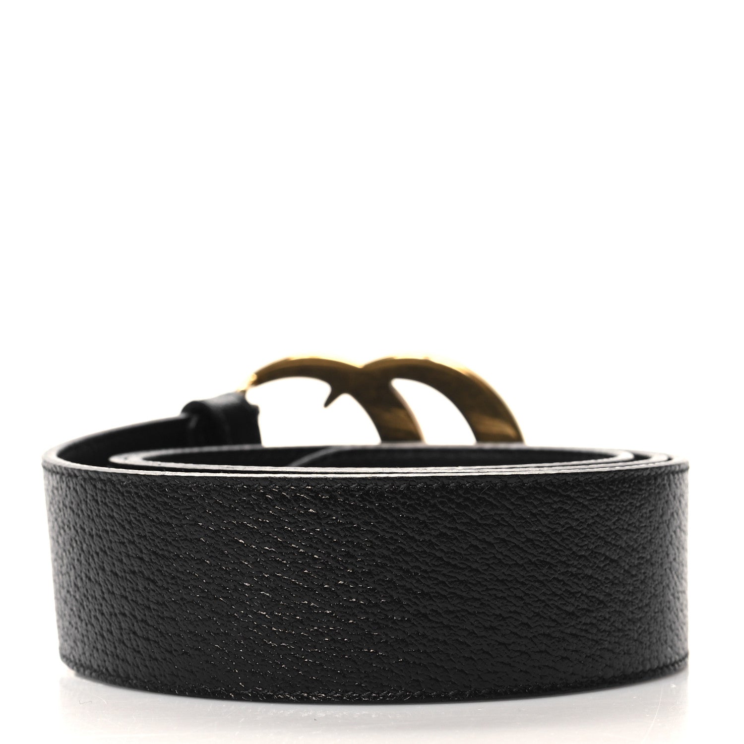 Gucci Textured Dollar Calfskin Double G 40mm Belt 90 36 Black 2 of 6