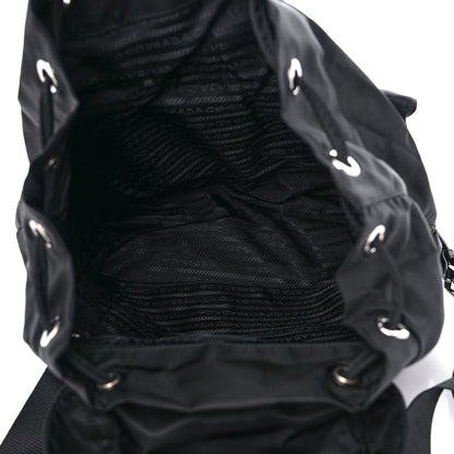 Prada Tessuto Nylon Saffiano Medium Backpack Black 5 of 8