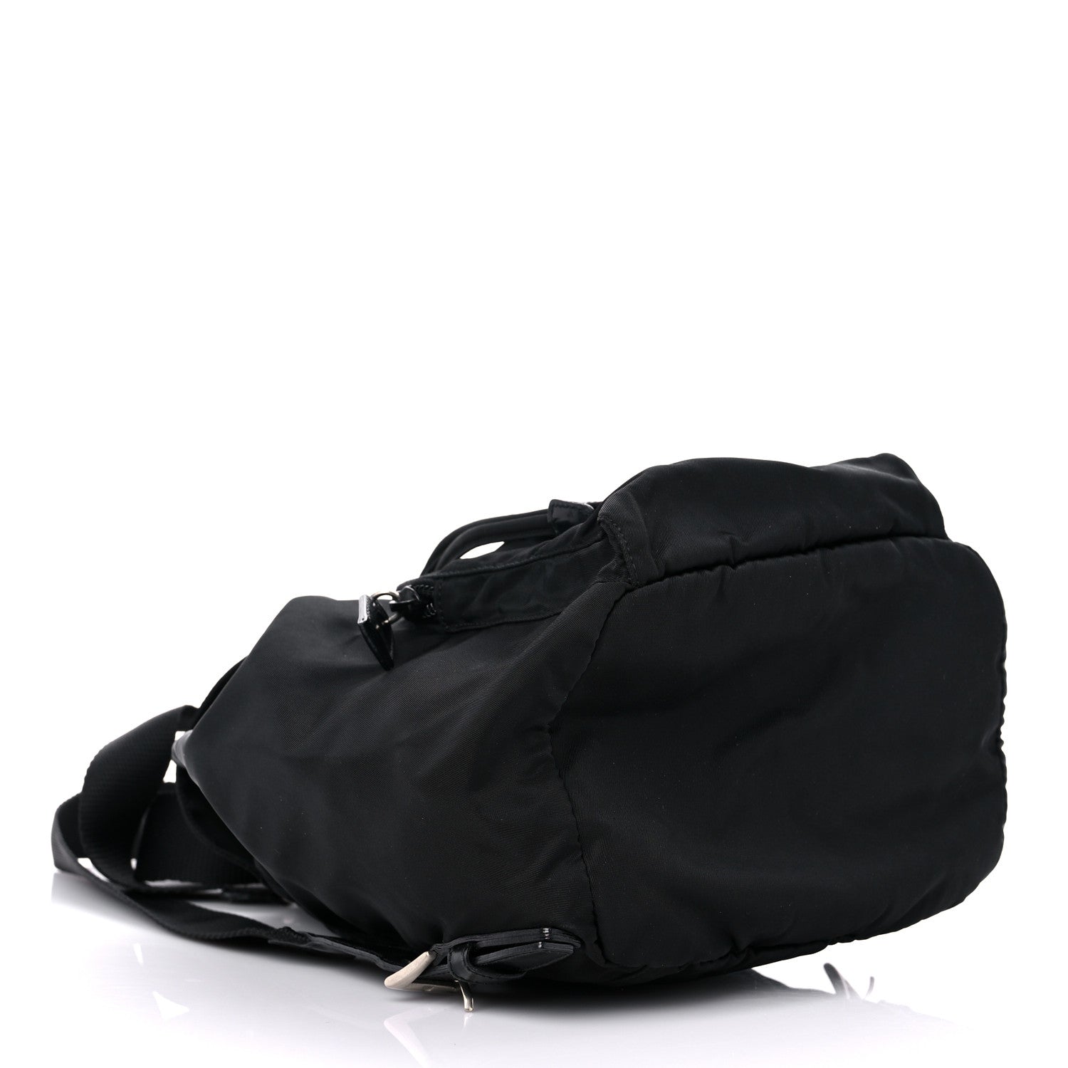 Prada Nylon Vela Mini Cinch Backpack Black 4 of 21