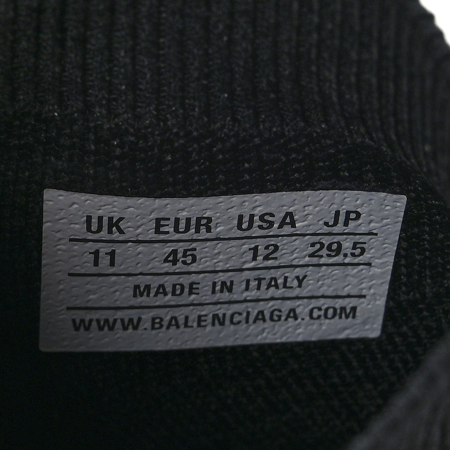 Balenciaga Neoprene Knit Mens Speed Sneakers 12 Black White 6 of 7