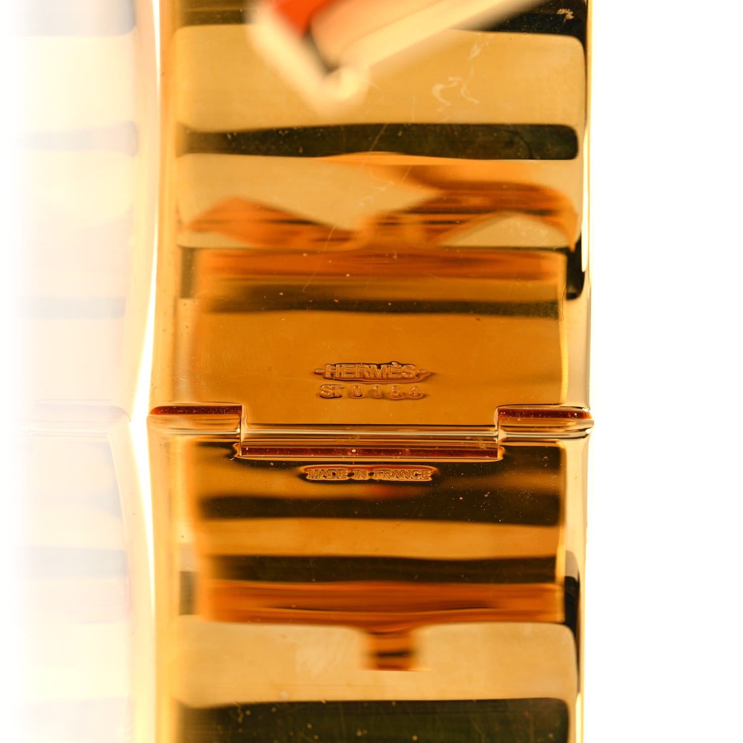 Hermes Enamel Extra Wide Clic Clac H Bracelet GM Red 4 of 5