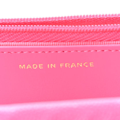Chanel Caviar Quilted Wallet on Chain WOC Dark Pink 6 of 11