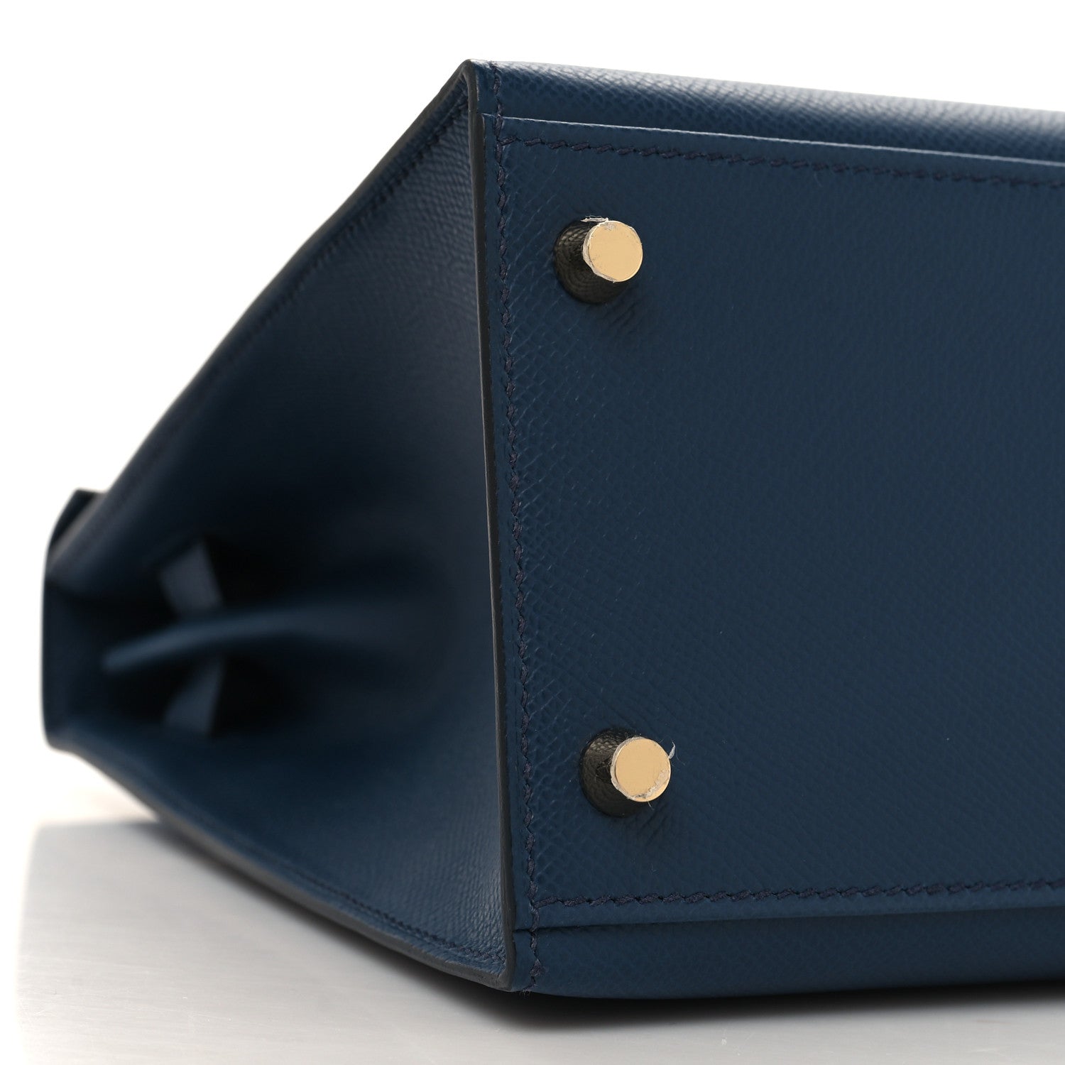 Hermes Epsom Kelly Sellier 28 Bleu De Malte 9 of 11