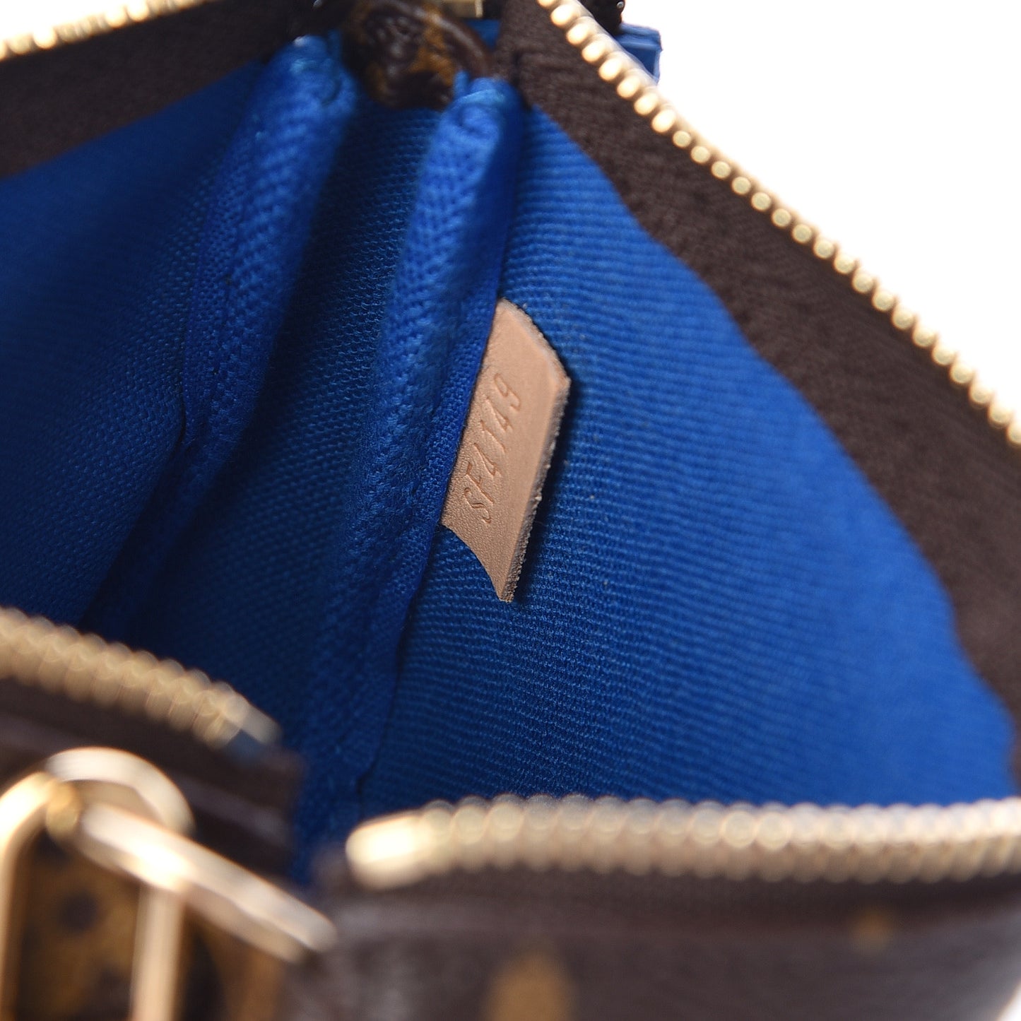 Monogram 2019 Christmas Animation Mini Venice Pochette Accessories Blue