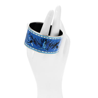 Hermes Enamel Printed Brazil Extra Wide Bracelet 65 2 of 6