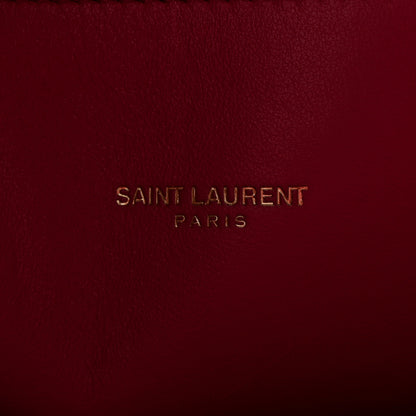 Saint Laurent Calfskin Small Sac De Jour Black Fuchsia 6 of 10