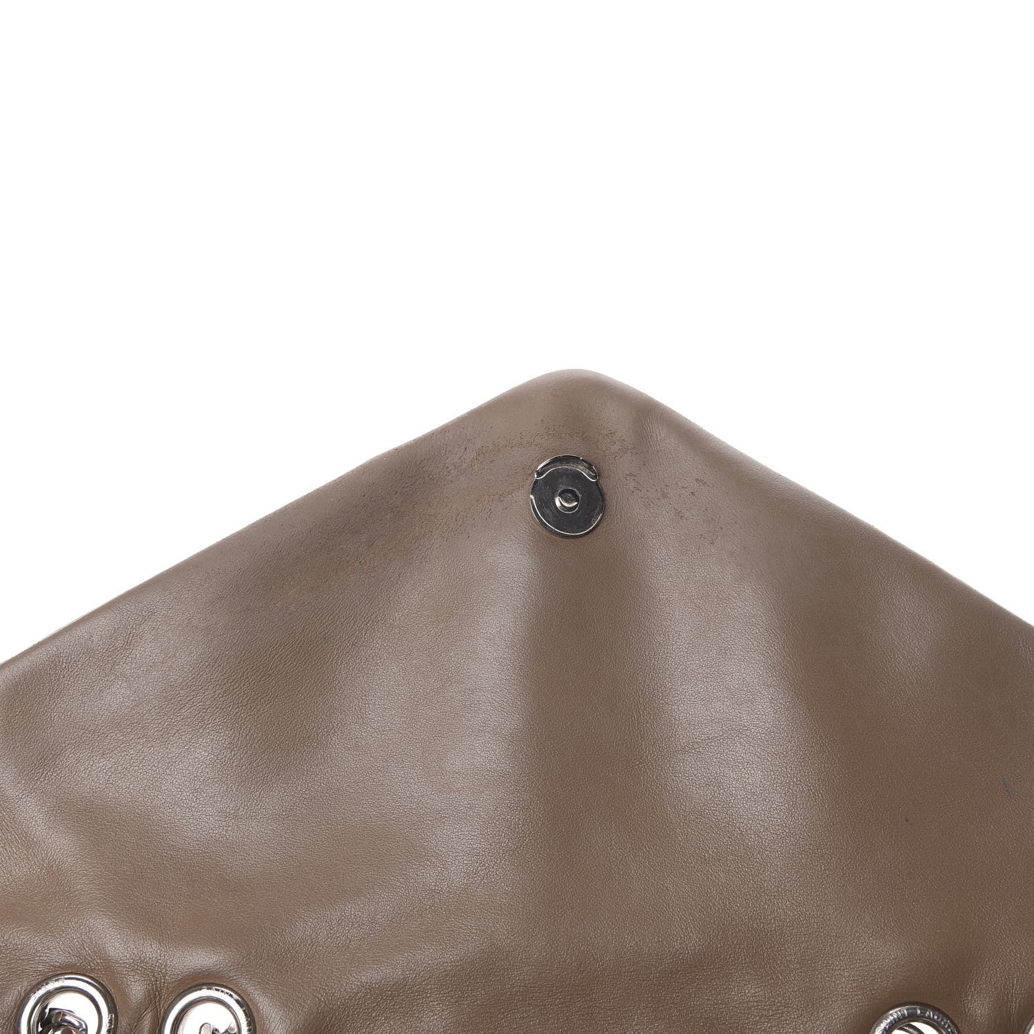 Saint Laurent Calfskin Y Quilted Medium Loulou Monogram Chain Satchel Light Brown 11 of 11