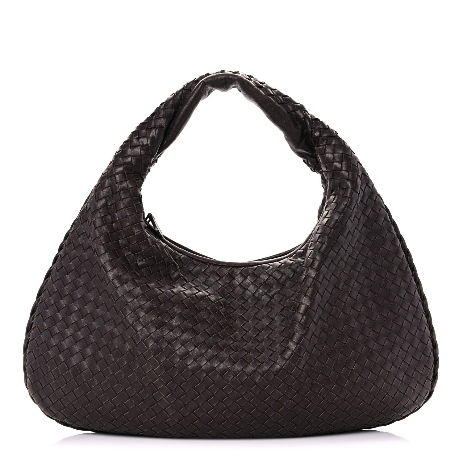Bottega Veneta Nappa Intrecciato Large Veneta Hobo Ebano 1 of 20