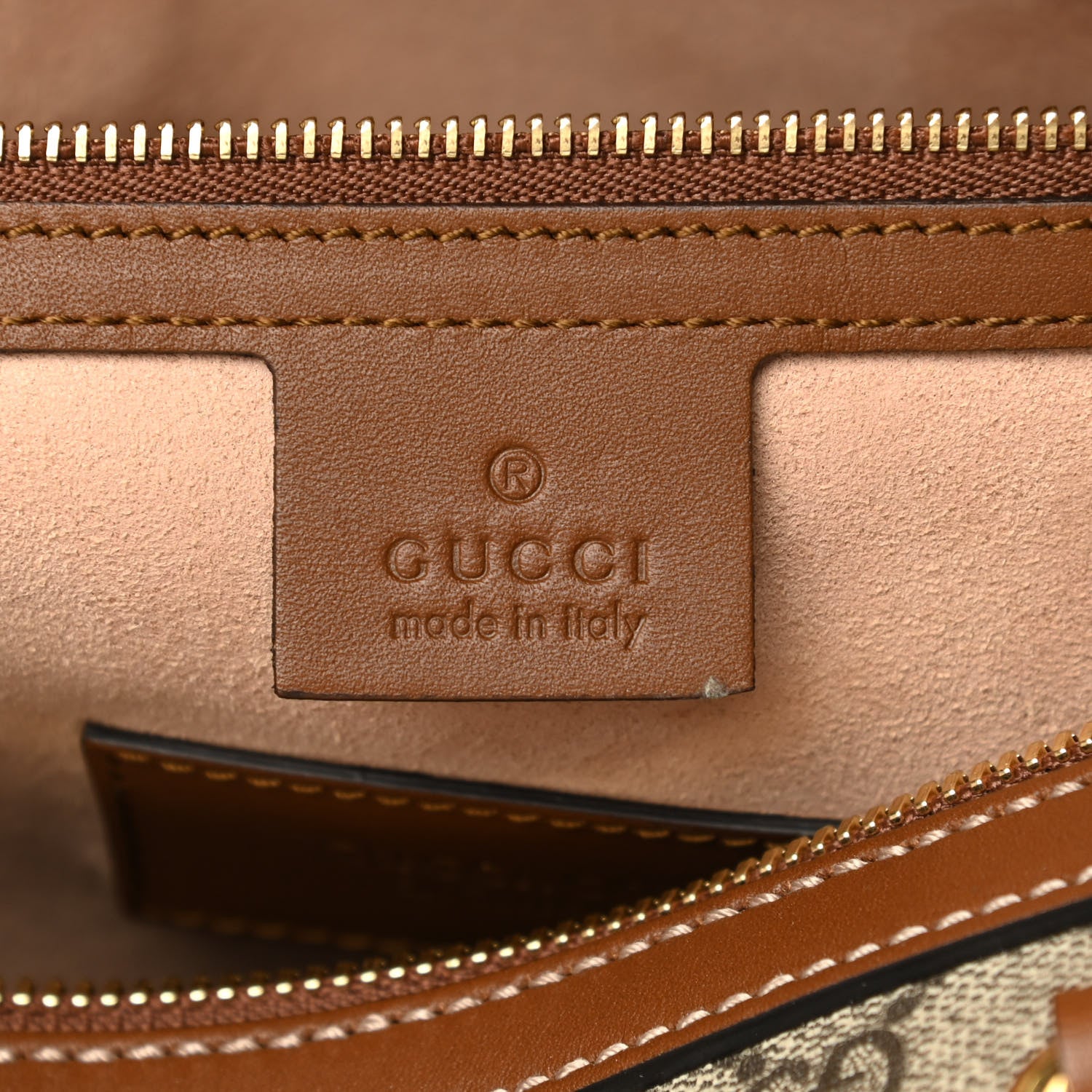 Gucci GG Supreme Monogram Garden Collection Medium Boston Beige Tuscany 6 of 12