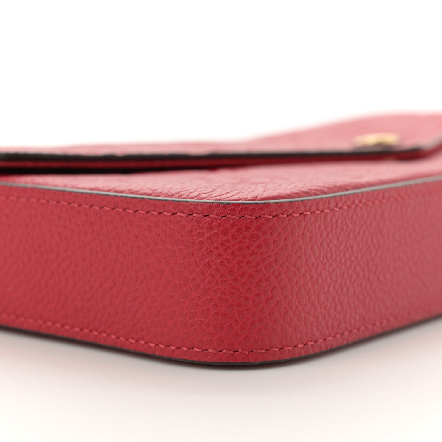 Louis Vuitton Empreinte Pochette Felicie Chain Wallet Scarlet 9 of 10
