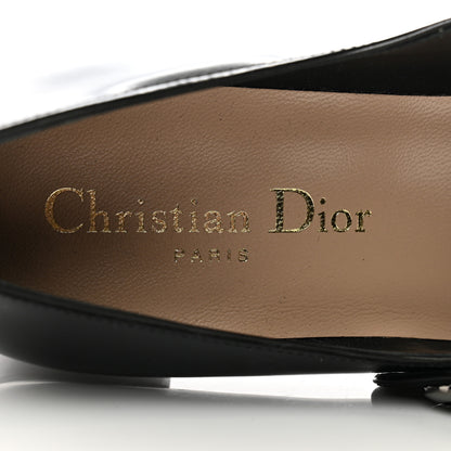 Christian Dior Brushed Calfskin Uniform 30mm Pumps 36 Black 6 of 10