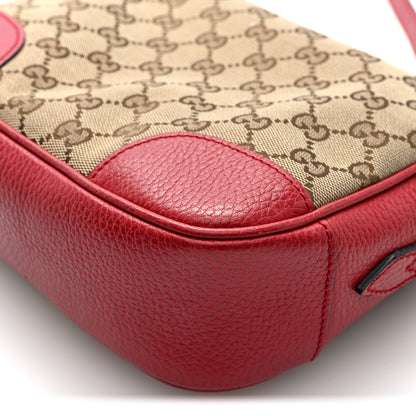 Gucci Monogram Mini Bree Messenger Bag Red 10 of 10