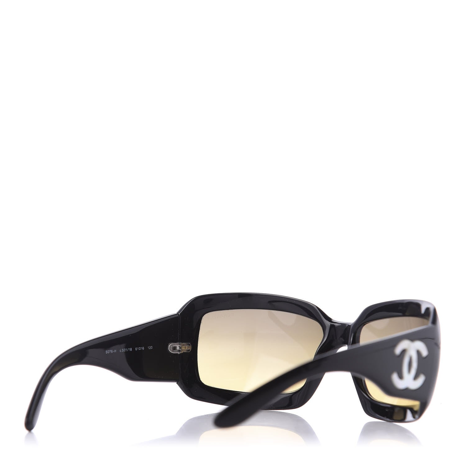 Chanel Mother of Pearl CC Sunglasses 5076-H Black 4 of 7
