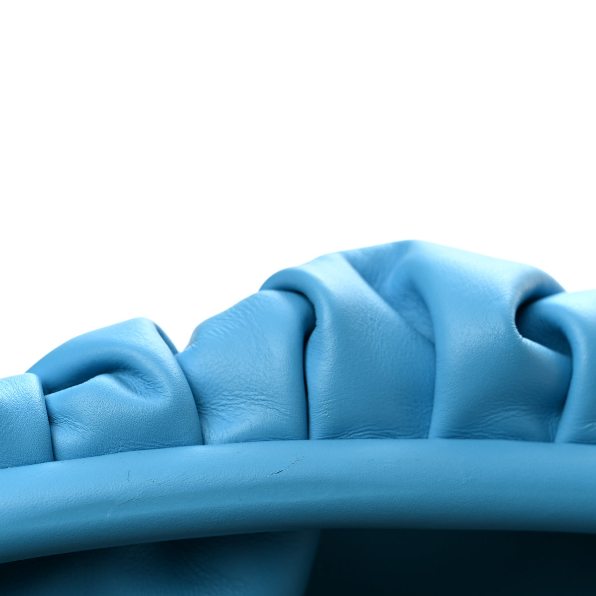 Smooth Butter Calf The Pouch Oversized Clutch Swimming Pool