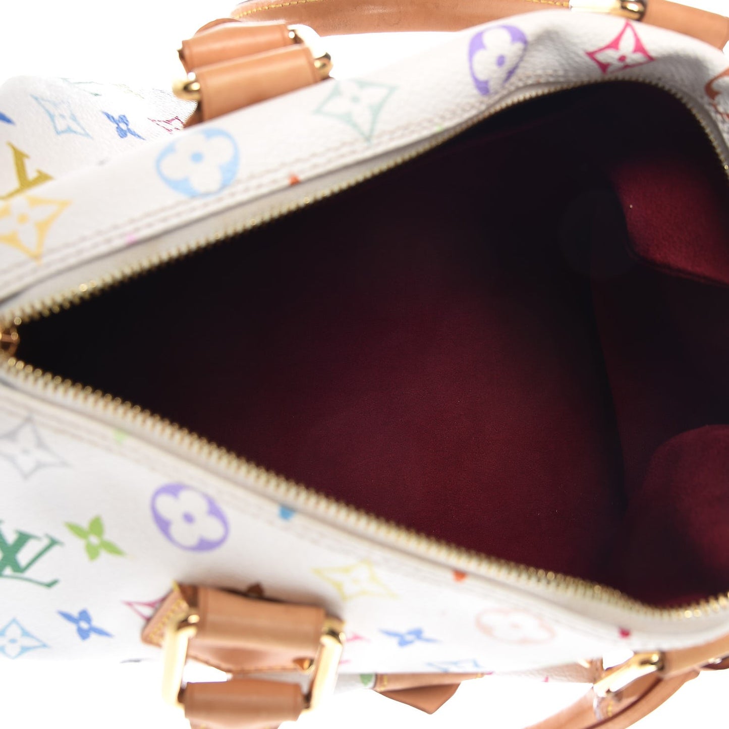 Monogram Multicolor Speedy 30 White