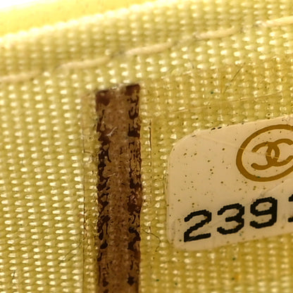 Chanel Lambskin Quilted Trendy CC Wallet On Chain WOC Yellow 8 of 24