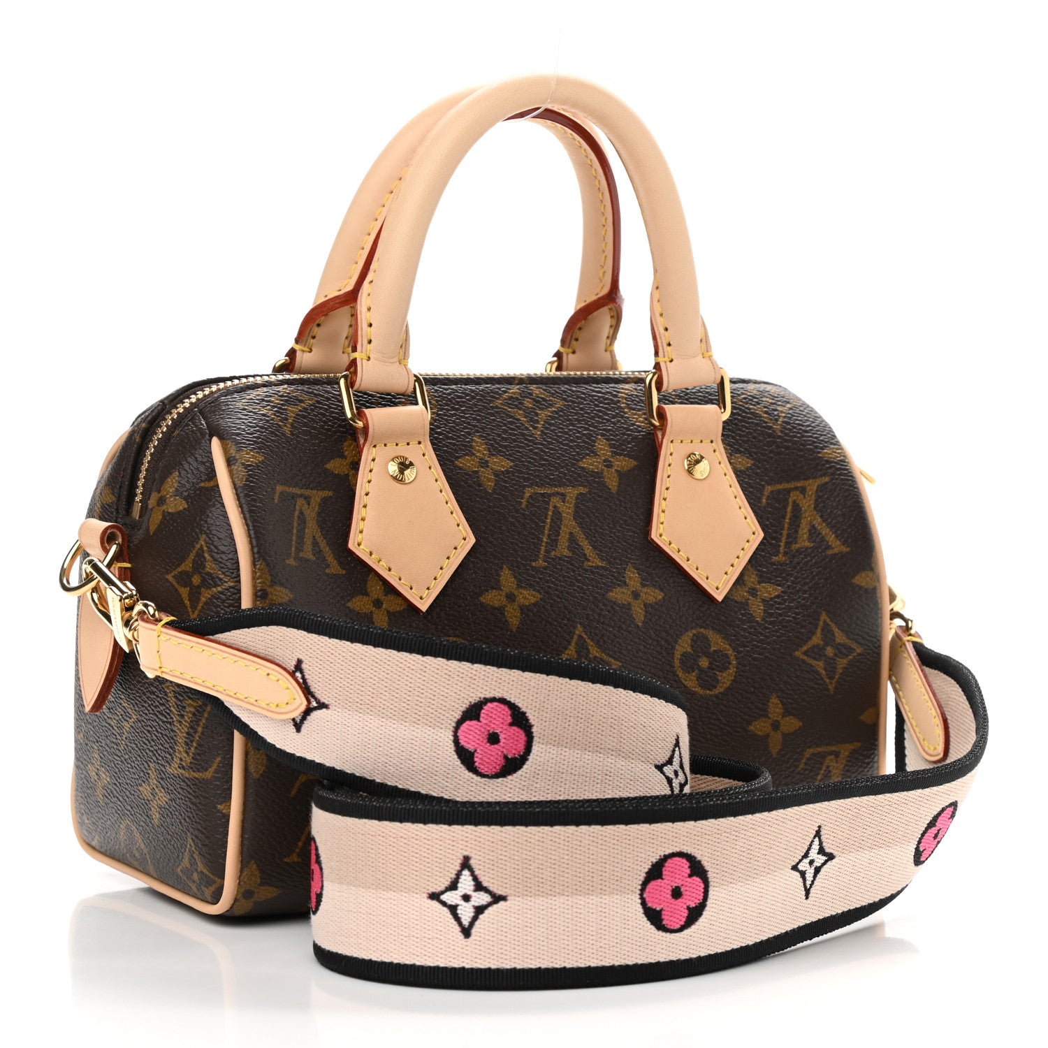 Louis Vuitton Monogram Speedy Bandouliere 20 Black 3 of 10