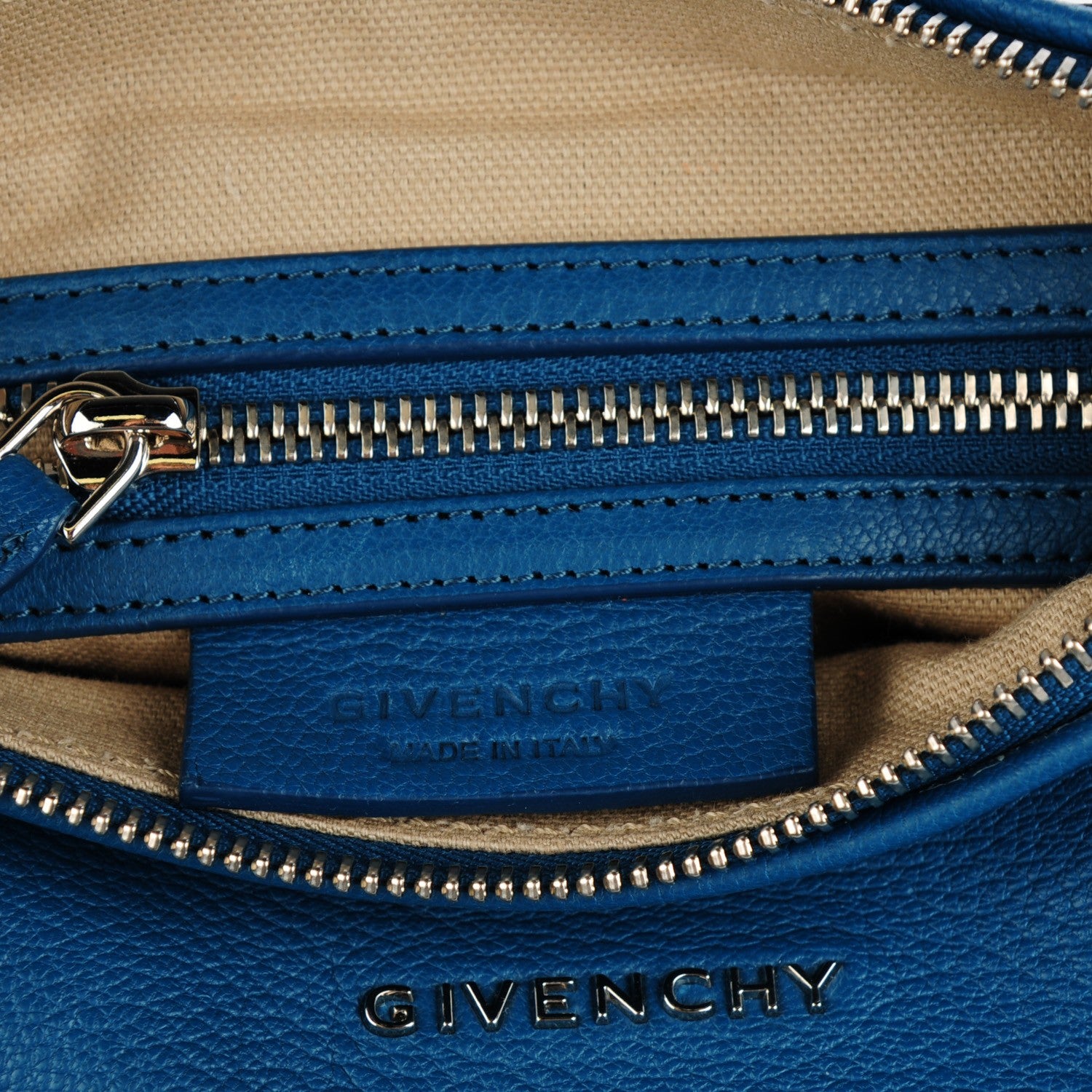 Givenchy Sugar Goatskin Mini Pandora Oil Blue 6 of 7