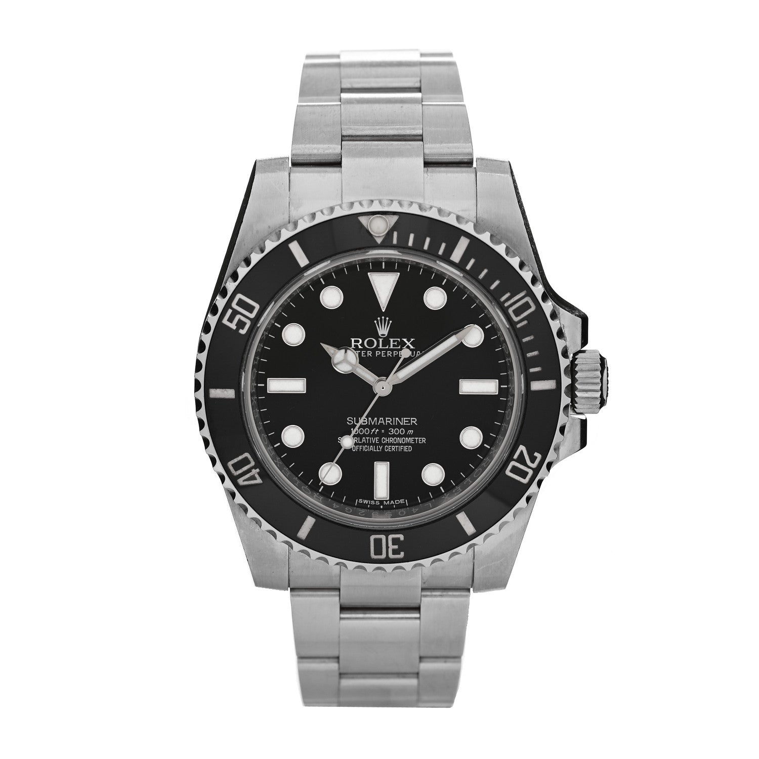 Rolex Stainless Steel 40mm Submariner Watch Black 5513 Black 1 of 5
