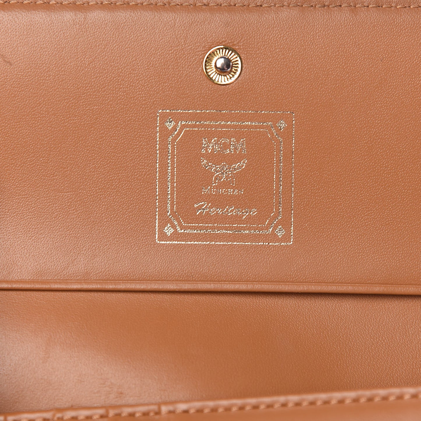 Visetos Tri-Fold Wallet Cognac