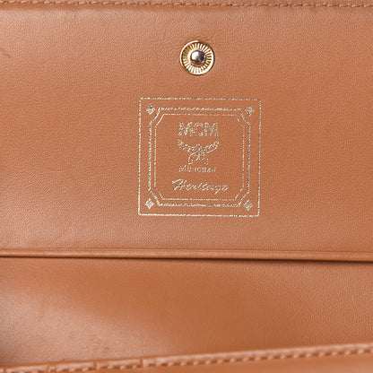 MCM Visetos Tri-Fold Wallet Cognac 6 of 9