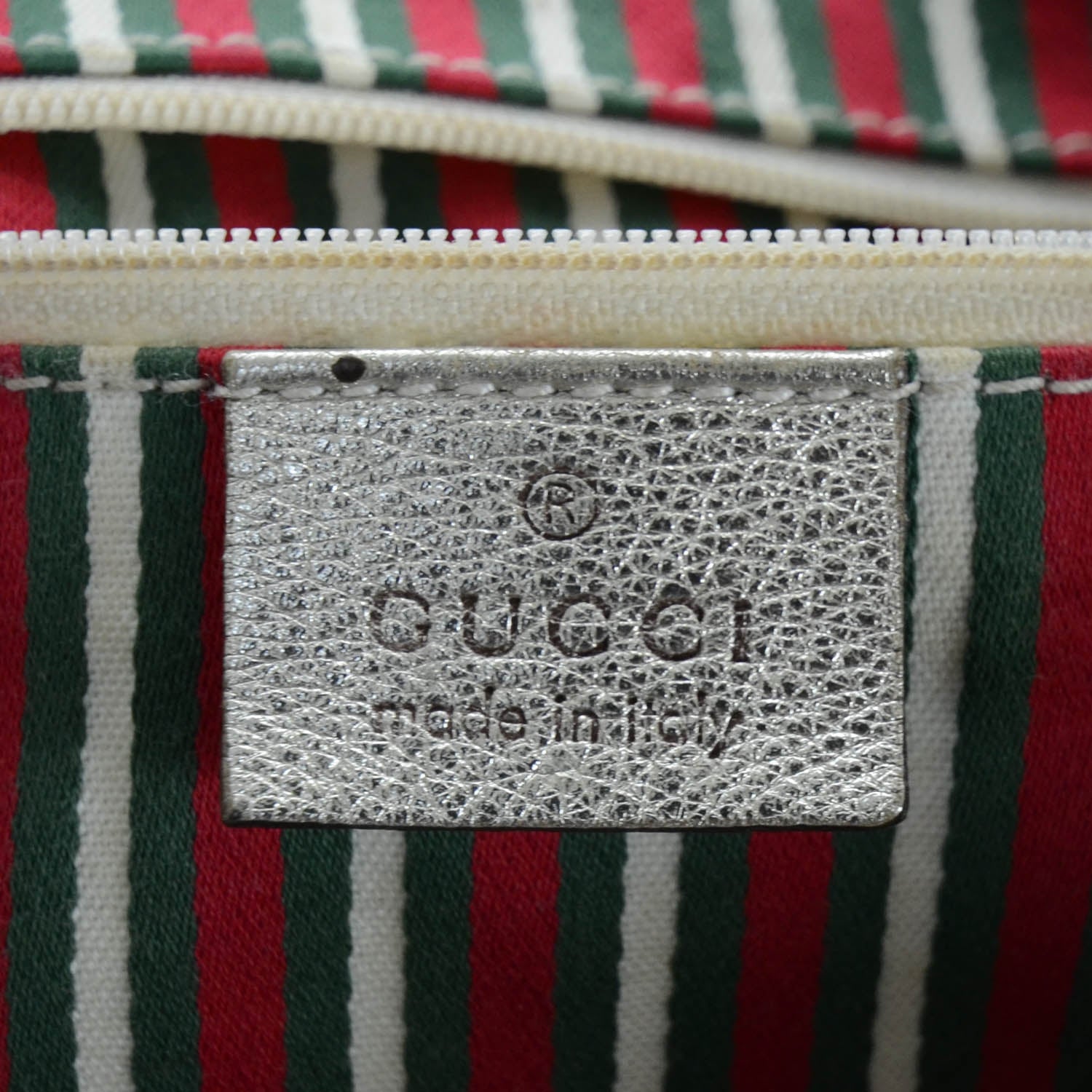 Gucci Monogram Medium Abbey Shoulder Bag Metallic 11 of 12