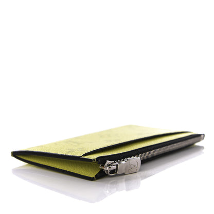 Louis Vuitton Monogram Taiga Coin Card Holder Yellow 3 of 7