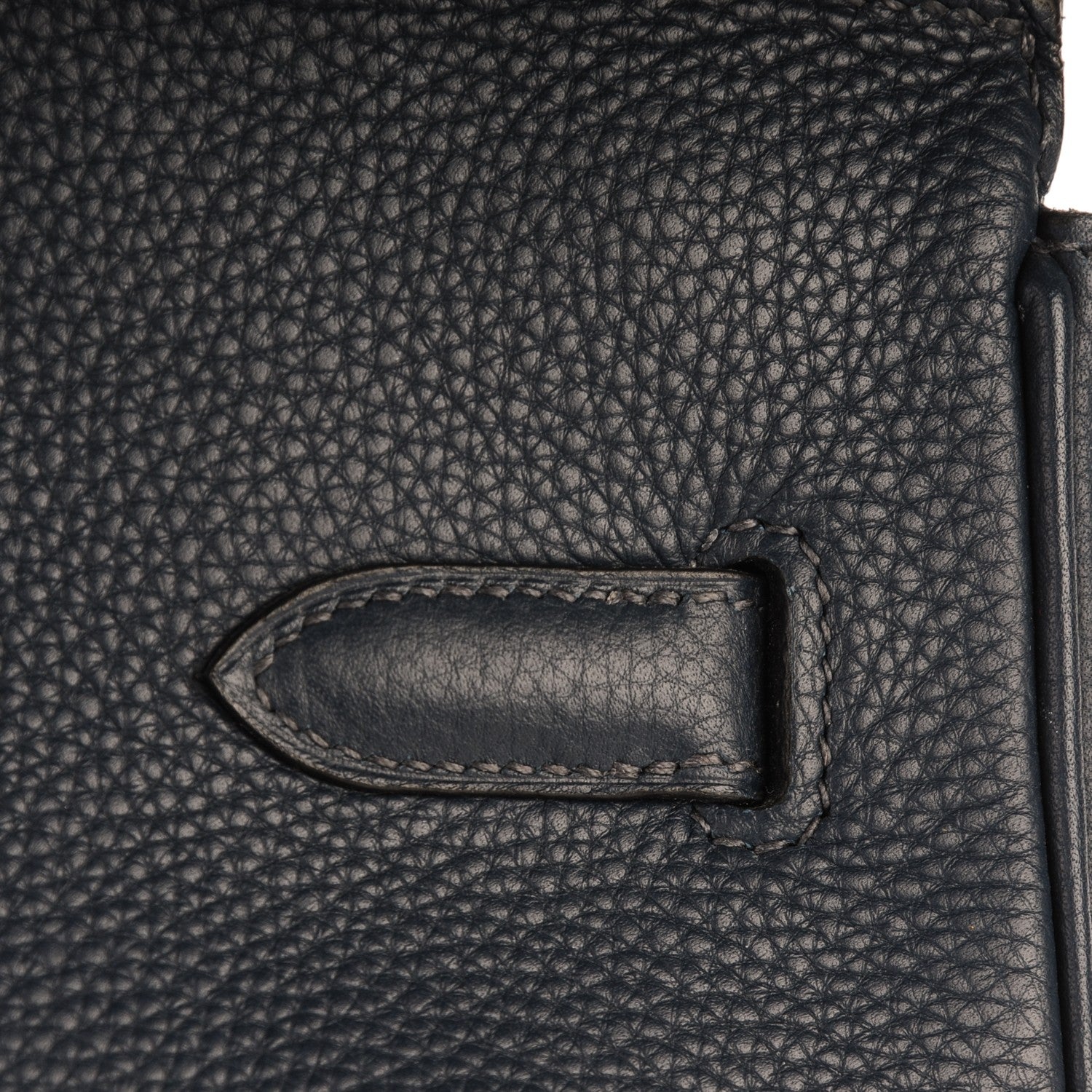 Hermes Taurillon Clemence Birkin 35 Bleu De Prusse 8 of 26