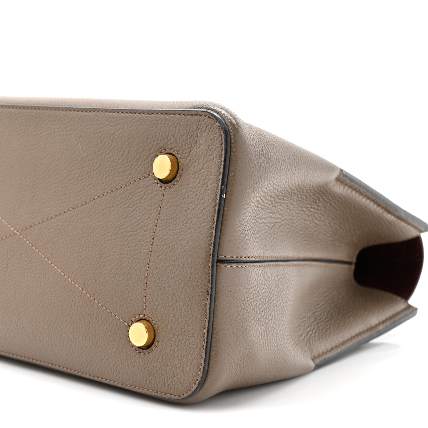 Mulberry Small Classic Grain Calfskin Seaton Clay 8 of 15