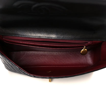 Chanel Lambskin Quilted Medium Rectangular Kelly Flap Bag Black 5 of 12