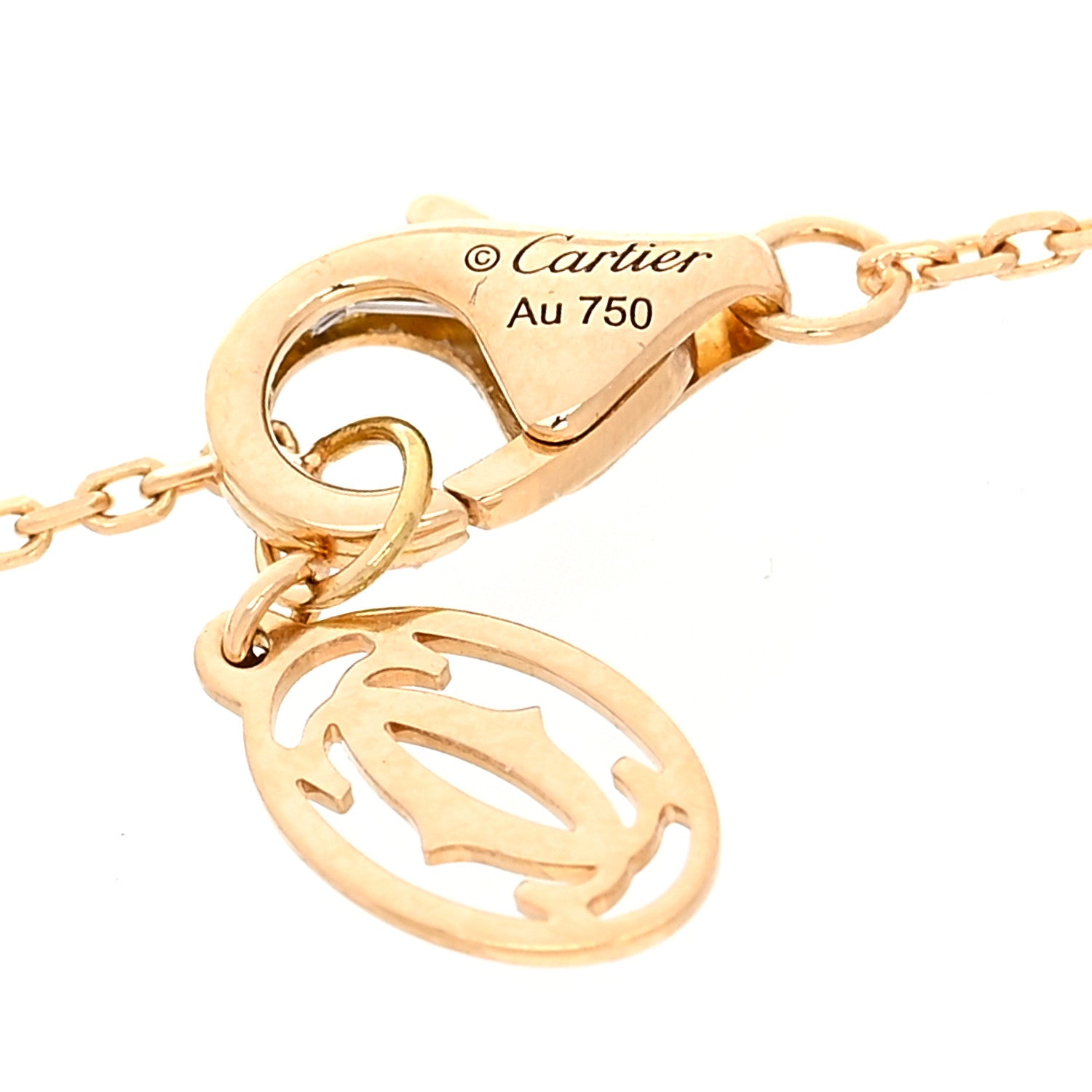 Cartier 18K Yellow Gold Diamond XS D'Amour Bracelet 5 of 6
