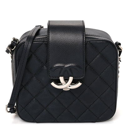 Chanel Lambskin Quilted Mini CC Box Camera Bag Black 1 of 11