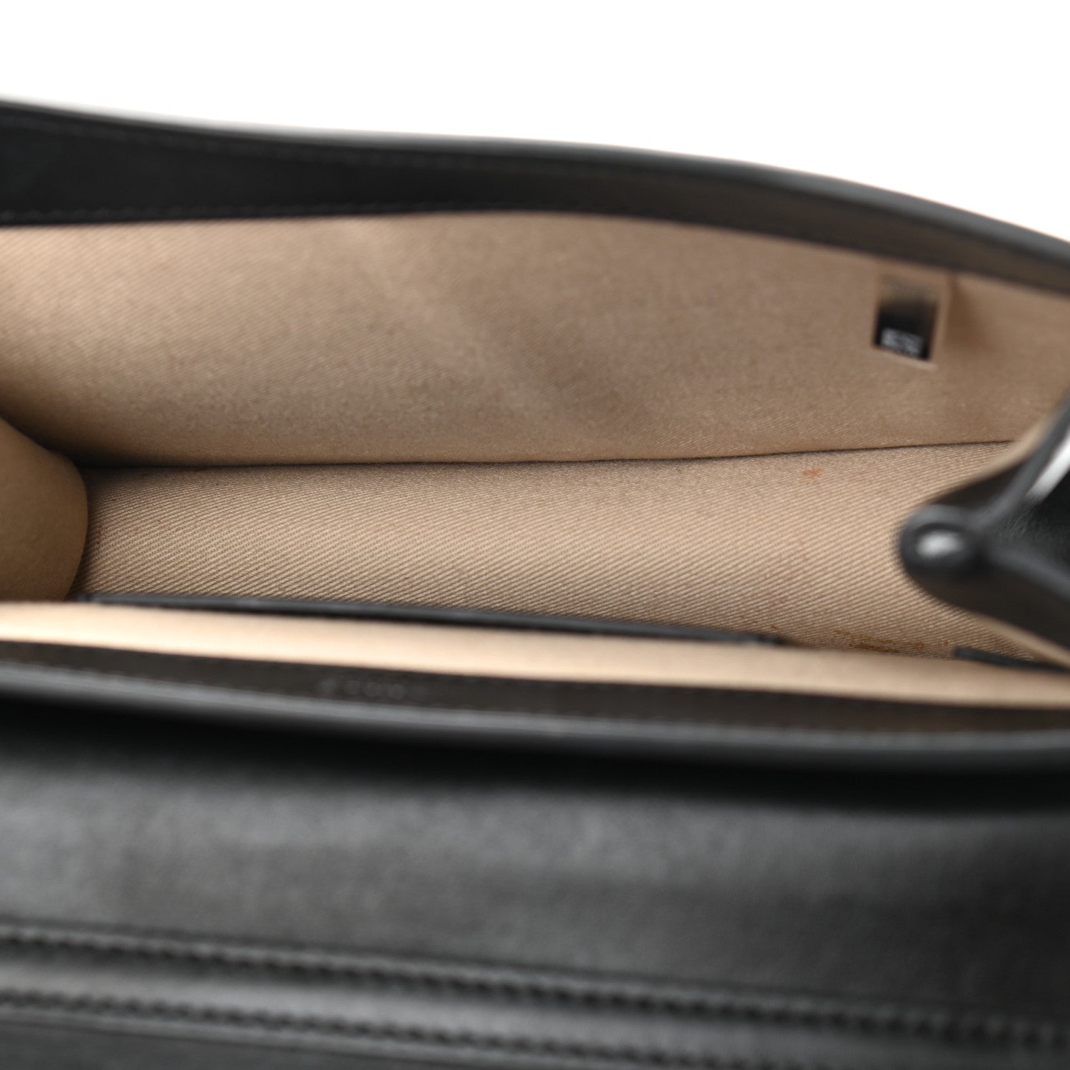 Chloe Calfskin Suede C Clutch With Chain Black 5 of 11