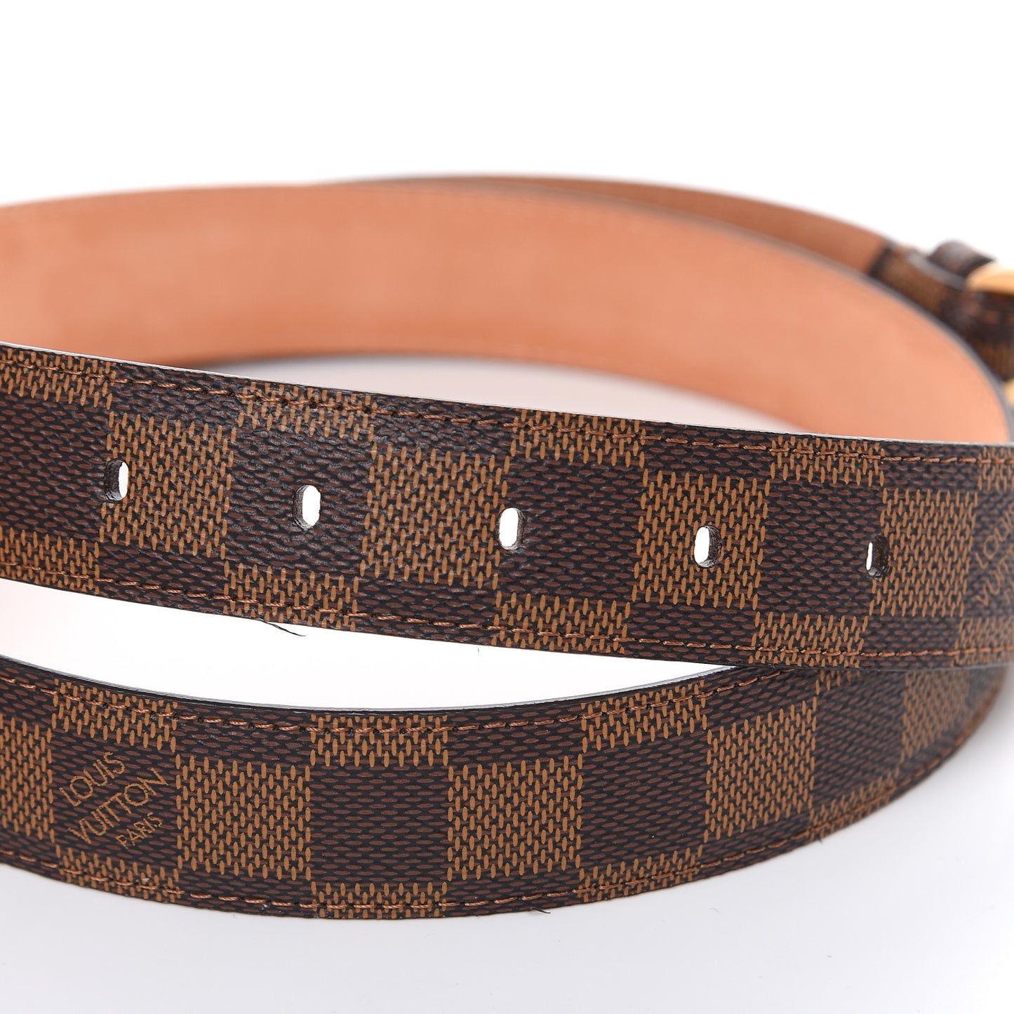 Damier Ebene Ellipse Belt 100 40