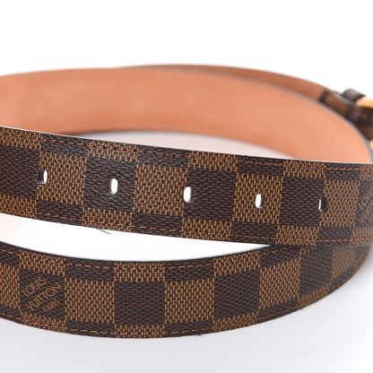 Louis Vuitton Damier Ebene Ellipse Belt 100 40 6 of 8