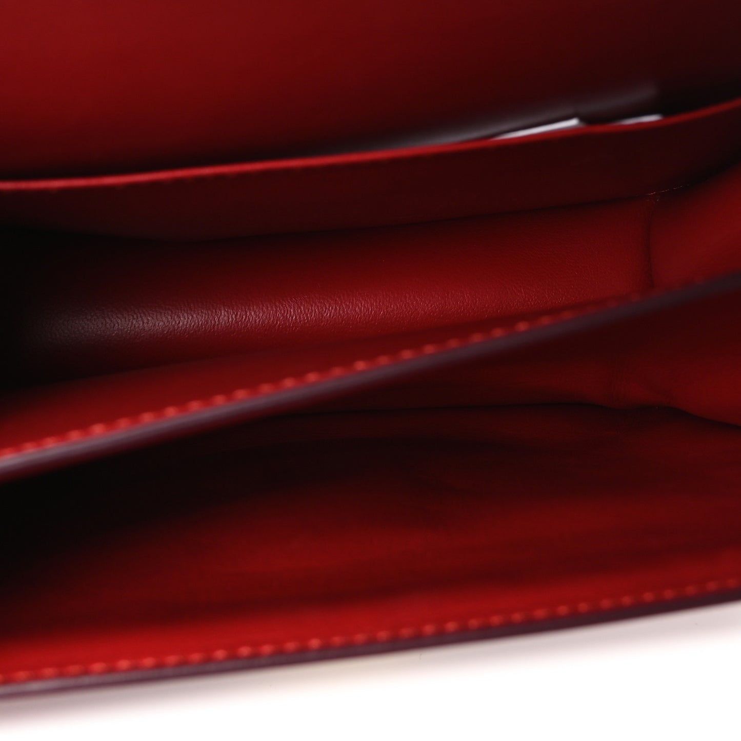 Box Calfskin Teen Classic Box Flap Bag Red