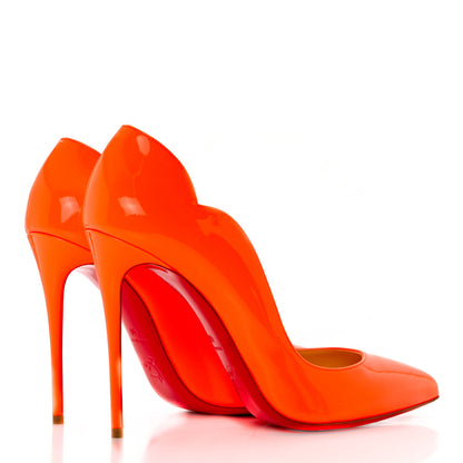 Christian Louboutin Patent Hot Chick 100 Pumps 40 Sunset 4 of 11