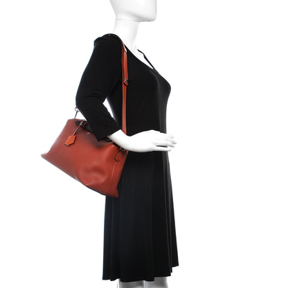 Fendi Vitello Dolce 4 Color Large By The Way Boston Bag Terra di Siena Multicolor 2 of 13