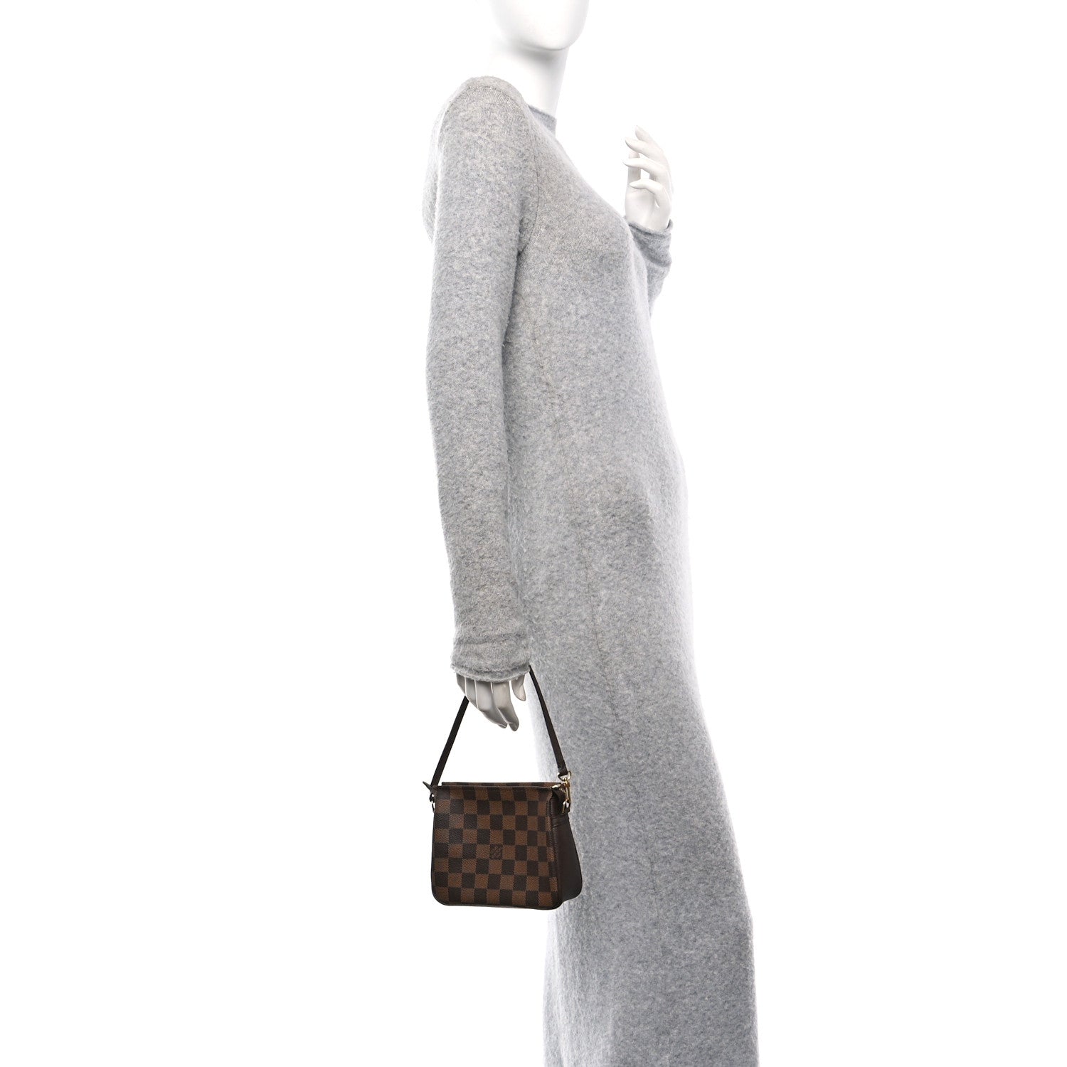 Louis Vuitton Damier Ebene Trousse Make Up Bag Pochette 2 of 10