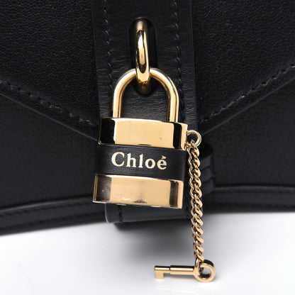 Chloe Shiny Goatskin Calfskin Mini Aby Chain Shoulder Bag Black 11 of 11
