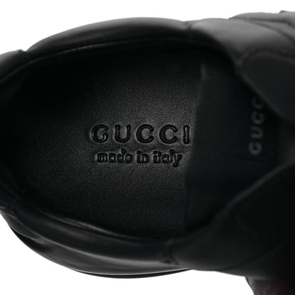 Gucci Dali Soft Calfskin Cut Out Interlocking G Mens Rhyton Sneakers 11 Black Ivoire 9 of 10