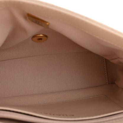 Chanel Shiny Caviar Quilted Mini Top Handle Flap Ecru 5 of 12