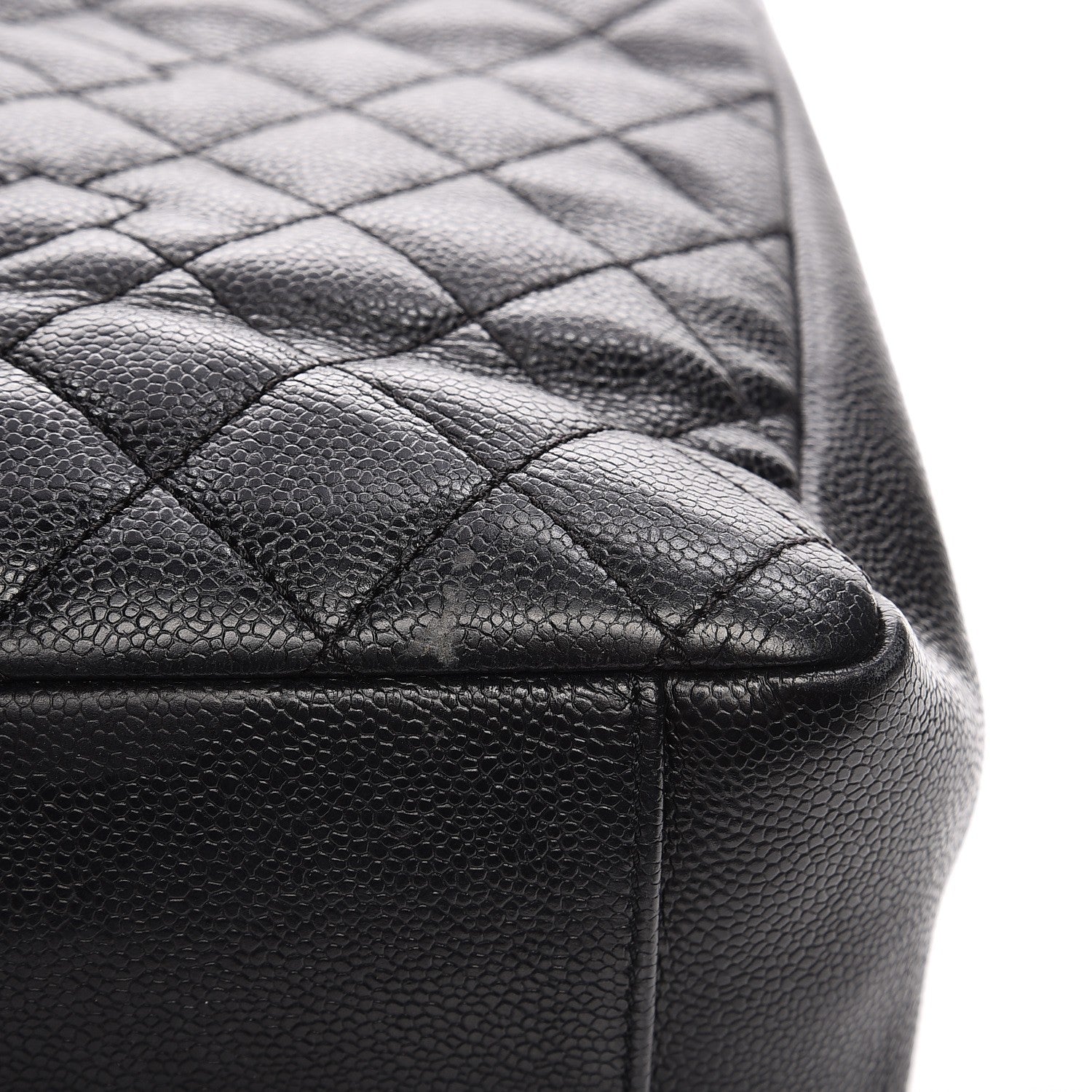 Chanel Caviar Quilted Grand Shopping Tote GST Black 9 of 14