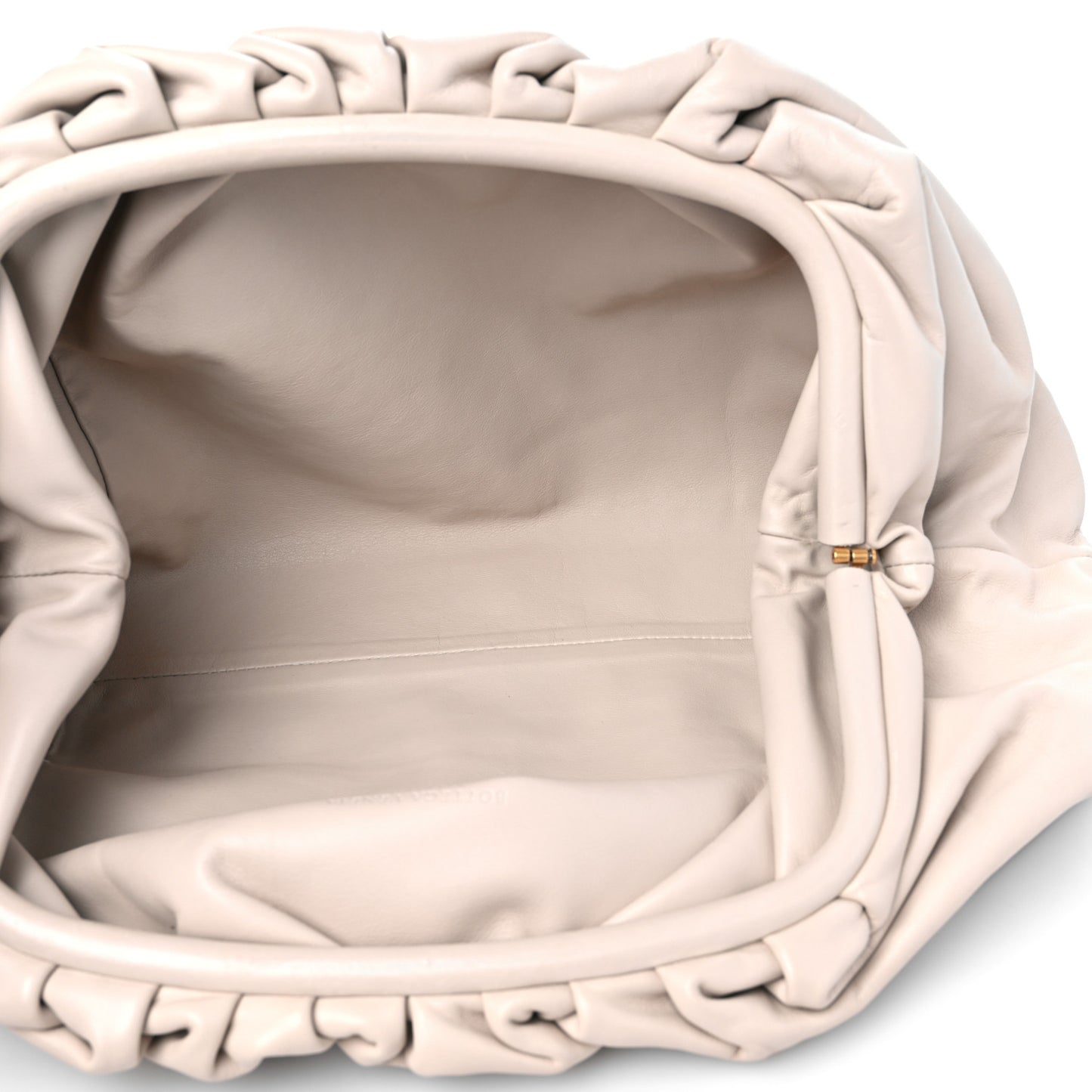 Smooth Butter Calf The Pouch Oversized Clutch Mist