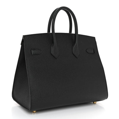 Hermes Epsom Birkin Sellier 25 Black 3 of 12